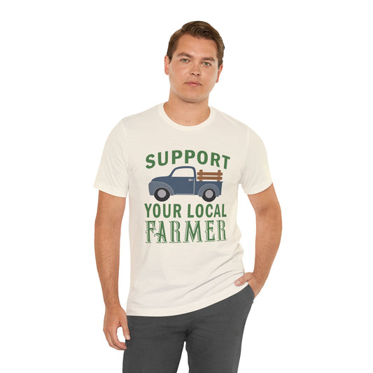 Support Farmer Unisex Jersey Short Sleeve Tee